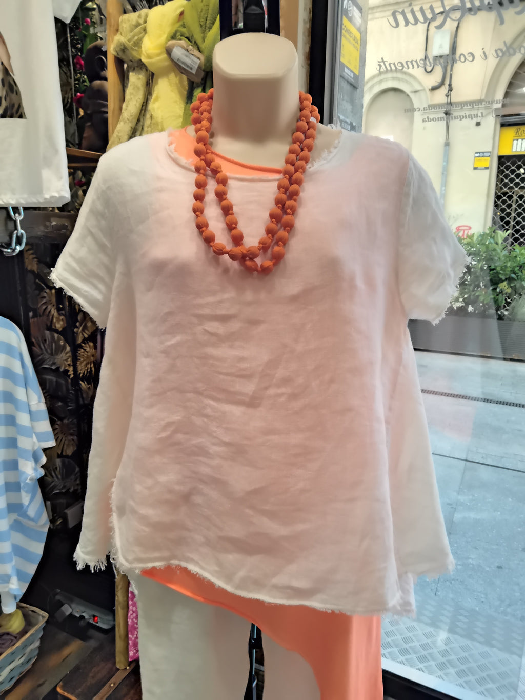 Blusa lino MARTA 58559
