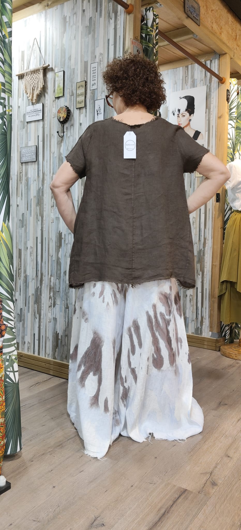 Blusa lino MARTA 58559