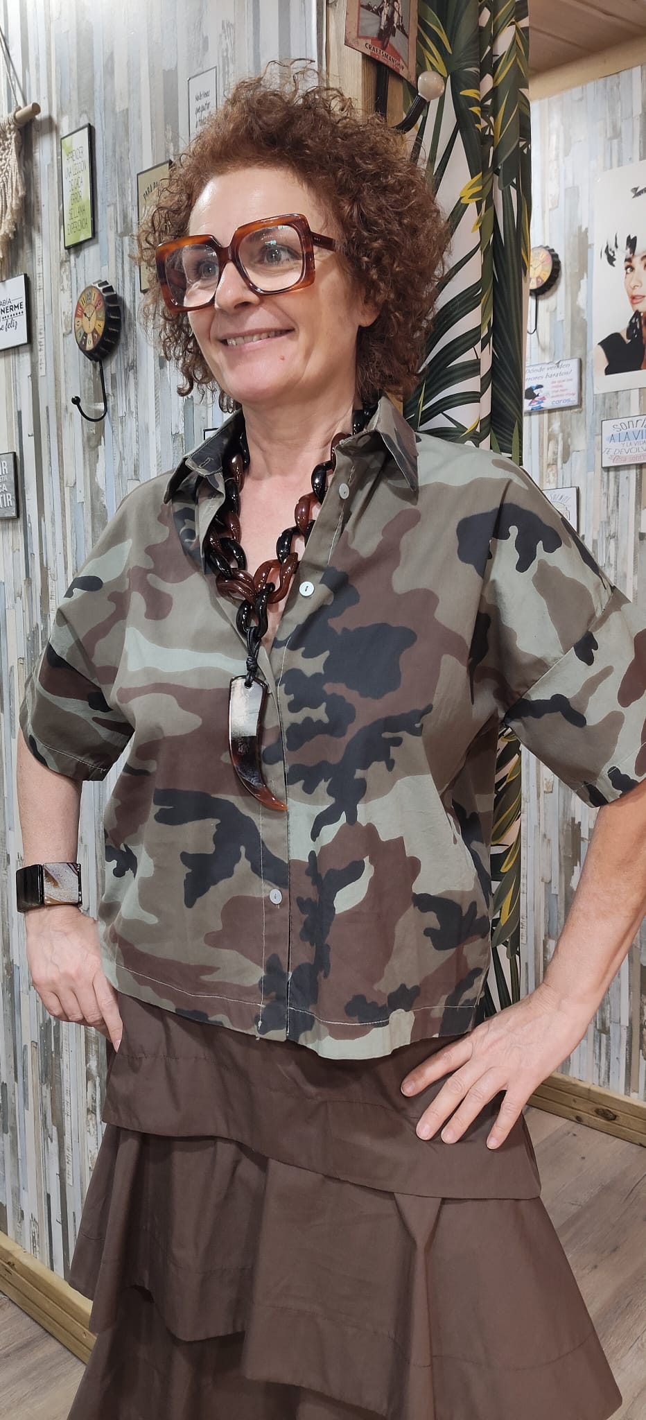 camisa Army 54099