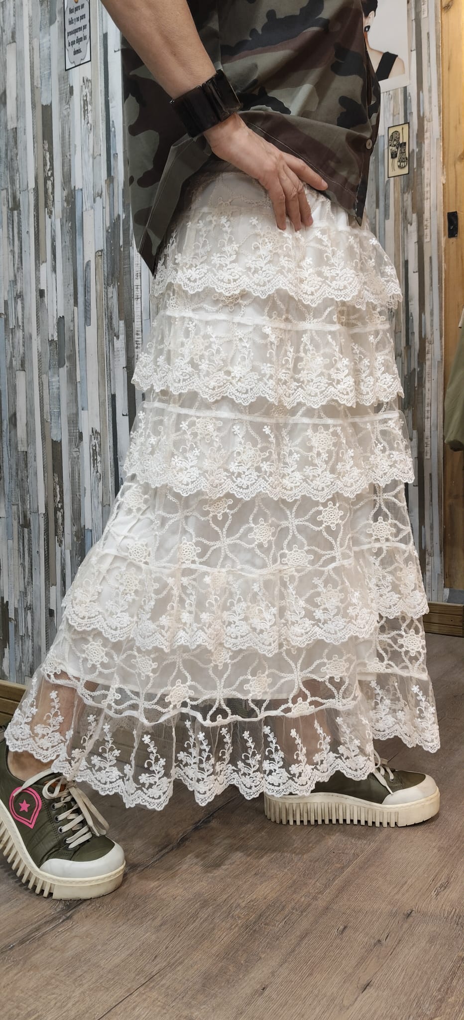 Falda encaje 72005